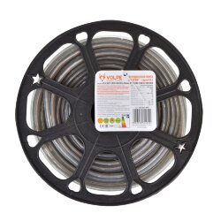 ULS-Q215 5050-30LED-m-14mm-IP67-220V-7.2W-m-50M-RGB Светодиодная гибкая герметичная лента Volpe, В ПВХ трубке, Упаковка бобина 50 м, IP67, Угол излучения 120, Кратность резки 1 м, Многоцветная.