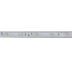 ULS-Q215 5050-30LED-m-14mm-IP67-220V-7.2W-m-50M-RGB Светодиодная гибкая герметичная лента Volpe, В ПВХ трубке, Упаковка бобина 50 м, IP67, Угол излучения 120, Кратность резки 1 м, Многоцветная.
