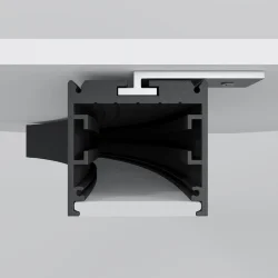 Радиусный профиль 35x35 Ø1500мм 1/8 круга черный (Черный)