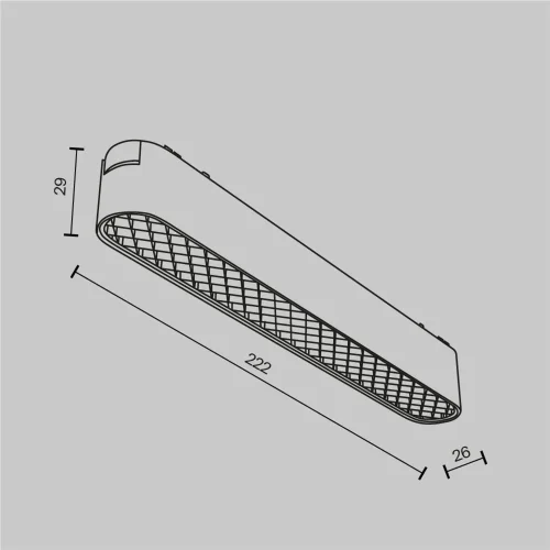 Трековый светильник Базис / Basis Grid Radity 3000K 12Вт 60° (Белый) TR084-1-12W3K-W - фото 13
