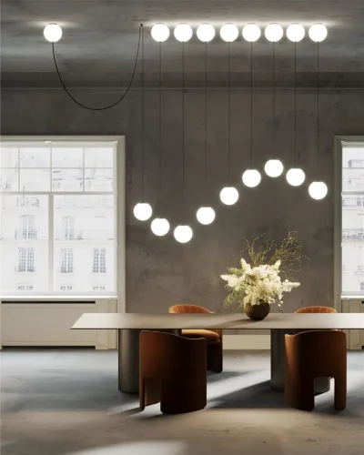 Подвесной светильник Twins 3000K 20Вт (Черный) - фото 7