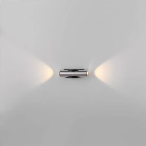 Настенный светодиодный светильник Steel LED черный/сталь 40109/LED чёрный/сталь - фото 5