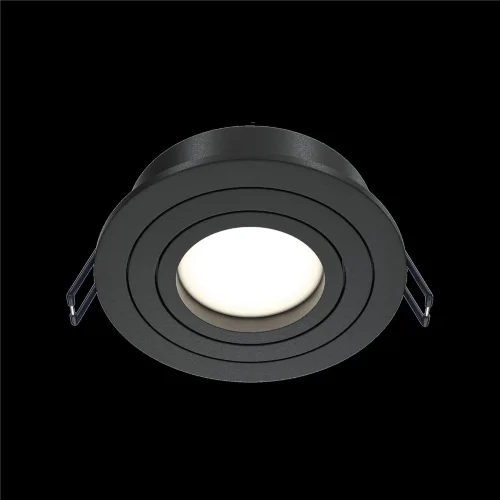 Встраиваемый светильник Atom GU10 10Вт (Черный) - фото 3