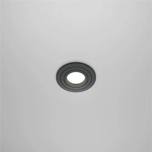 Встраиваемый светильник Atom GU10 10Вт (Черный) - фото 14