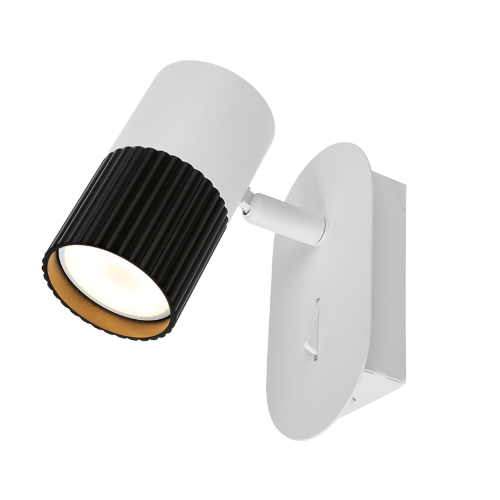 Светильник WOLTA WSL-GU10/W18BW под лампу GU10 Черный / белый DUO - фото 3.