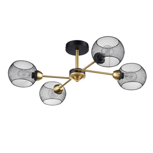 Люстра потолочная «LUMION» 8247/4C, серия: TUNARA (крепление на планке). Фото 1.