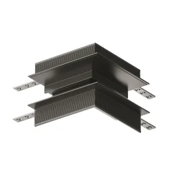 Угловой коннектор внешний S35 встраиваемый черный (Черный)