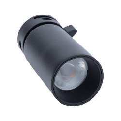 ULB-Q276 8W-3000К BLACK Светильник-прожектор светодиодный трековый, 800 Лм, Теплый белый свет 3000К, Корпус черный