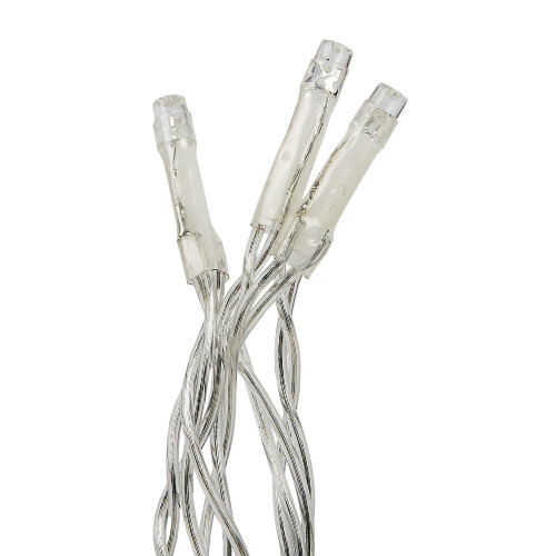ULD-B10008-480-TTK WARM WHITE IP44 Бахрома светодиодная с эффектом мерцания, 10м, Соединяемая, 480 светодиодов, Теплый белый свет, Провод прозрачный - фото 2