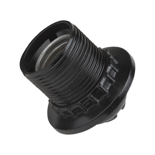 ULH-03-E27R-Bakelite Патрон подвесной с кольцом, Карболитовый, Цоколь Е27 - фото 1