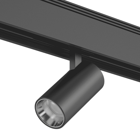 'Светильник для низковольтного трека SY, черный, 3000K, SY-DIM-601201-BL-10-36-WW. Фото 2