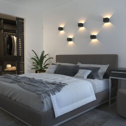 Corudo LED чёрный Настенный светодиодный светильник MRL LED 1060 чёрный