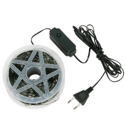 ULD-S20000-2000-DGA WH IP20 DEW Гирлянда светодиодная Роса, 200м, 2000 светодиодов, Белый свет, Провод зеленый