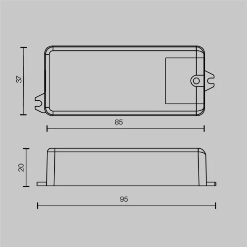 Диммер ZIgbee 12-48VDC DIM (Белый) - фото 3