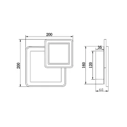Настенный светильник (бра) Сиала 02 / Siala 02 (Белый) FR10027WL-L13W