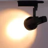 Светодиодный светильник трековый JH-GDD 2L PX66 (50W, 220V, black body, 30deg, warm white) - фото II