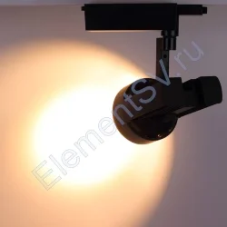Светодиодный светильник трековый JH-GDD 2L PX66 (50W, 220V, black body, 30deg, warm white)