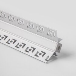 Встраиваемый угловой алюминиевый профиль (внутренний угол) для светодиодной ленты LL-2-ALP014 (053634)