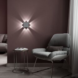 Уличный настенный светодиодный светильник 1631 TECHNO LED серый 1631 TECHNO LED серый (051824)