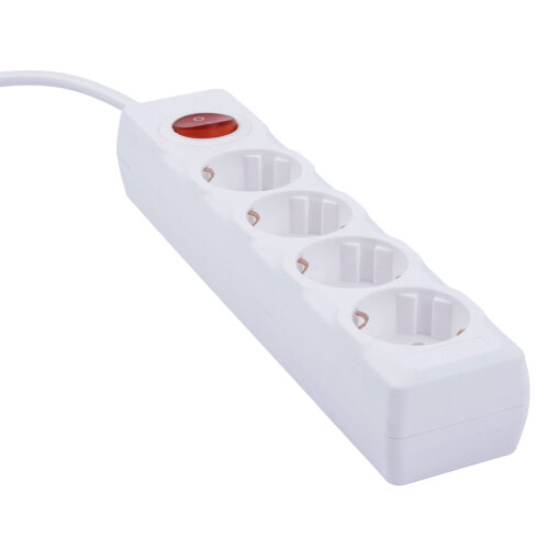 S-GCU4-1.5B WHITE Удлинитель серии Ultra, шнур 1.5м., 4 гнезда, 16A, с-з, Белый, TM Uniel - фото 2