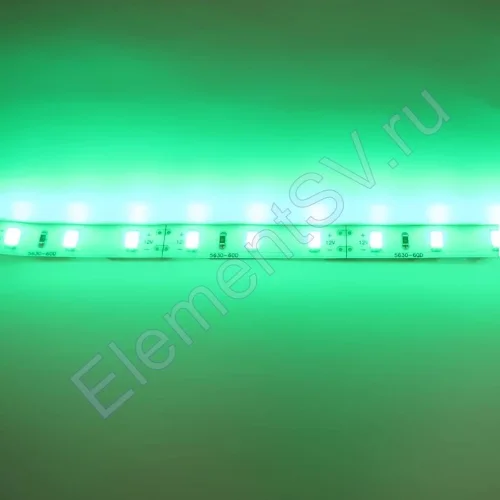 Светодиодная лента Standart PRO class, 5630, 60led/m, Green,12V, IP20 - фото 3.