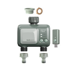 UST-A400 2C-WF IP65 GATEWAY OLIVE Умный таймер Wi-Fi+Bluetooth для автоматического полива, 2 канала, Шлюз в-к