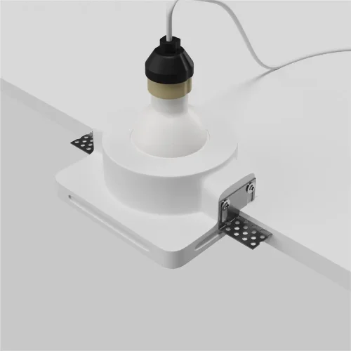 Встраиваемый светильник Gyps Modern GU10 10Вт (Белый) - фото 5