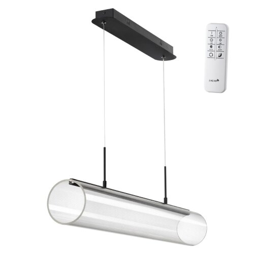 Светильник подвесной диммируемый со сменой цветовой температуры (беспроводной пульт ДУ в комплекте) «Novotech» 359322, серия: TROMPA. Фото 1.