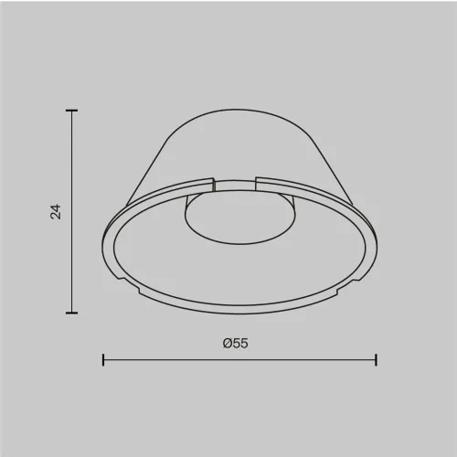 Линза ⌀50mm 60° для Фокус / Focus Led 12Вт (Прозрачный) LensD49-60 - фото 5