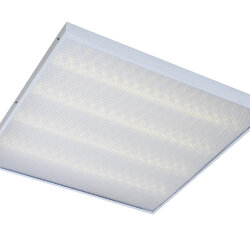 Подвесной офисный светодиодный светильник Армстронг 36 Вт IP20 595x595x40 мм 4000К Призма