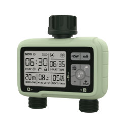 UST-W42 IP65 OLIVE Таймер для автоматического полива, 2 канала, Корпус оливковый