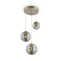 Подвесной светильник Vinare E14х3 40Вт (Никель)