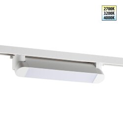 Светильник однофазный двухжильный трековый светодиодный с переключателем цветовой температуры «Novotech» 359793, серия: ITER - Переключение цв. температуры на корпусе светильника