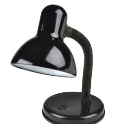 TLI-225 BLACK E27 Светильник настольный, Цоколь Е27, Механический выключатель, Черный.