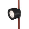 DK5640-BK Поворотный светильник для трека-ремня Belty Smart, серия Spot, со светодиодом, D100*H107мм, 48V DC, 12W, RA90, 38°, 2700-6000K, IP20, черный, алюминий. Фото 5