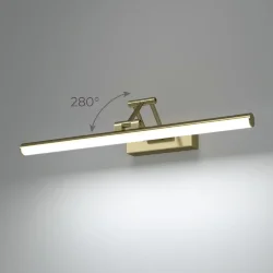 Светильник настенный светодиодный Monza бронза/латунь 40128/LED (064138)