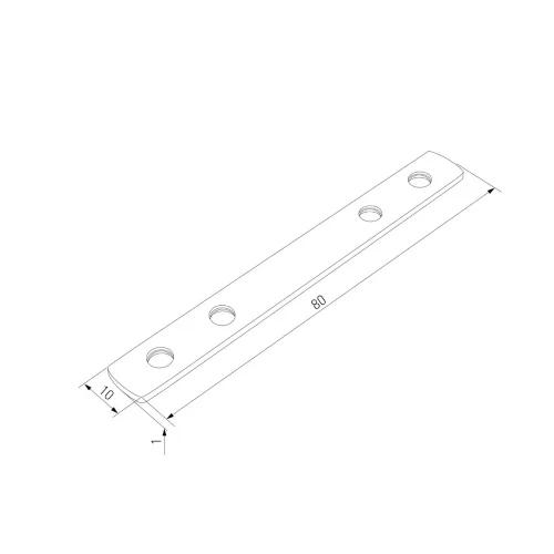 Basic System Соединительные планки для монтажа в натяжной потолок однофазного шинопровода 85237/00 - фото 4