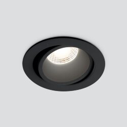 Встраиваемый светодиодный светильник Nulla 7W 4200K черный 15267/LED (055722)