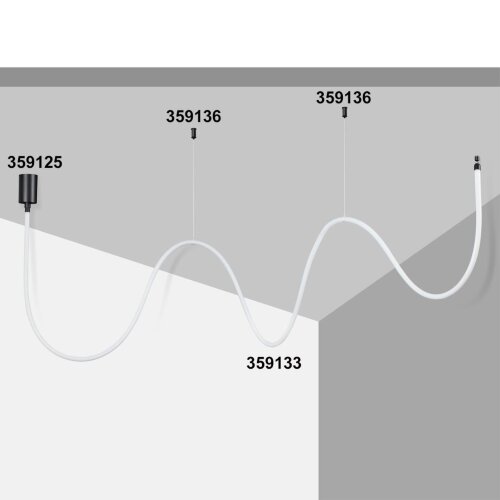 База для накладного монтажа светильников 359128-359133 «Novotech» 359125, серия: RAMO. Фото 3.