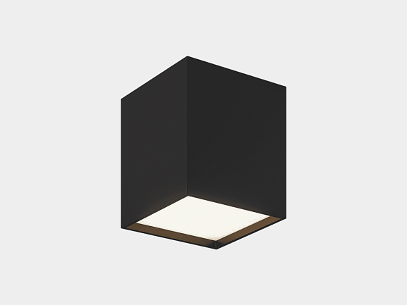 Светильник светодиодный потолочный накладной , серия GW, Черный, 10Вт, IP20, Нейтральный белый (4000К), GW-8601-10-BL-NW - фото