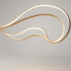 Подвесной светильник Plons 3000К 56Вт (Латунь)