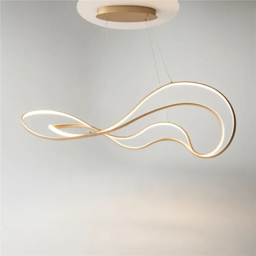 Подвесной светильник Plons 3000К 56Вт (Латунь) - фото 3