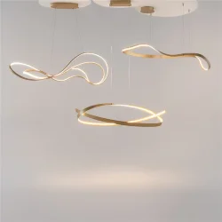 Подвесной светильник Plons 3000К 56Вт (Латунь)