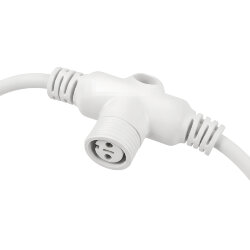 UCX-F90 T20-2M-WH Провод-шина для гирлянд серии F90PRO, 2м, 20 Т-коннекторов, шаг 10см, Статика-мерцание, IP67, Белый, TM Uniel