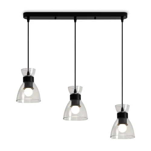 Подвесной светильник FR5503PL-03B Топи / Topi E27x3 (Черный) FR5503PL-03B - фото