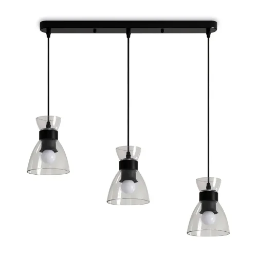 Подвесной светильник FR5503PL-03B Топи / Topi E27x3 (Черный) FR5503PL-03B - фото 2