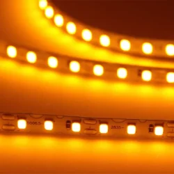 Светодиодная лента S-образная 2835, 120led/m, yellow, 12V, IP20, BA6