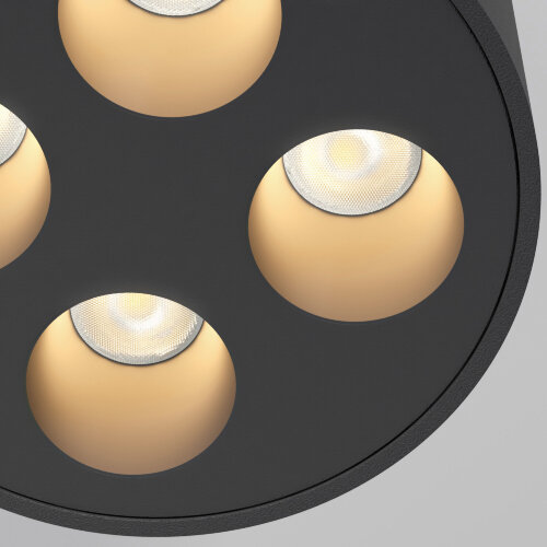 Светильник потолочный светодиодный Points 7W 3000K черный - Фото 2