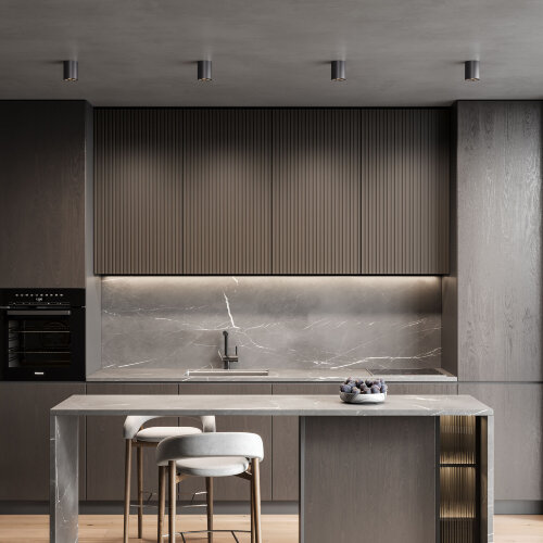 Светильник потолочный светодиодный Points 7W 3000K черный - Фото 4