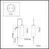 Бра «ODEON LIGHT» 4642/1W, серия: VOSTI (крепление на планке). Фото 2.